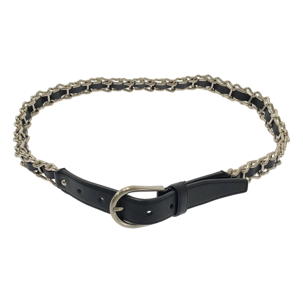 miu miu / 뮤 뮤 | 가죽 체인 벨트 |