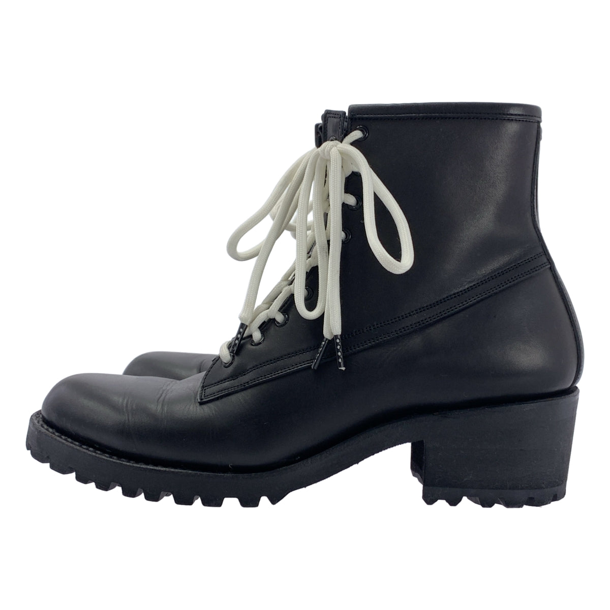 HYKE / 하이크 | × beautiful shoes / ANKLE BOOTS 가죽 레이스 업 부츠 | 24 1/2 |