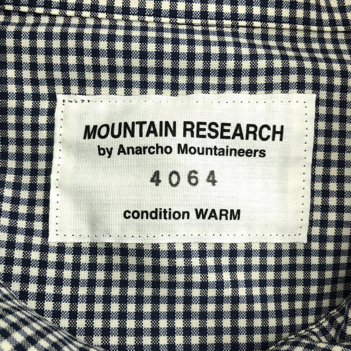 Mountain Research / 마운틴 리서치 | Merino Coach Shirt / 로고 코치 셔츠 재킷 | L |