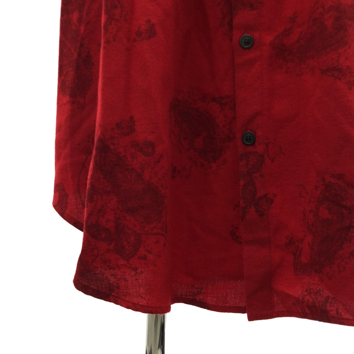 Y's / Y's Yohji Yamamoto | 羅紋針織對接印花洋裝 |