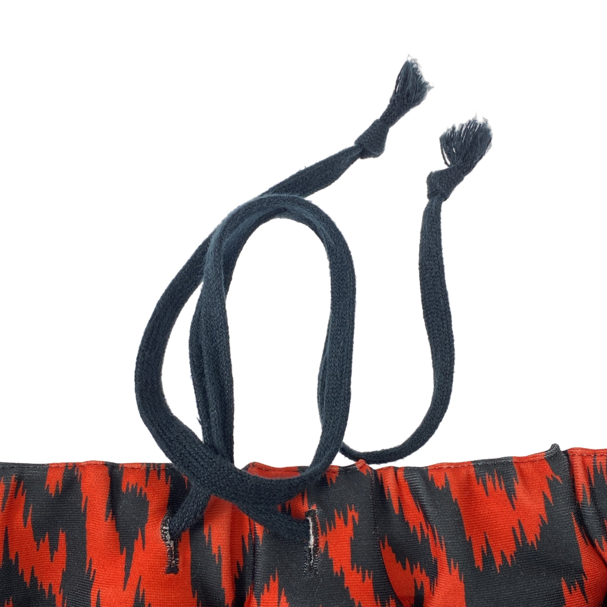 COMME des GARÇONS | 2022 秋冬 | 聚酯全印抽繩毛衣 | S 碼 | 黑色 | 女款