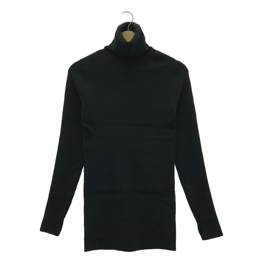 【美品】  CLANE / クラネ | MELANGE TIGHT KNIT TOPS ニット | 1 | ブラック | レディース