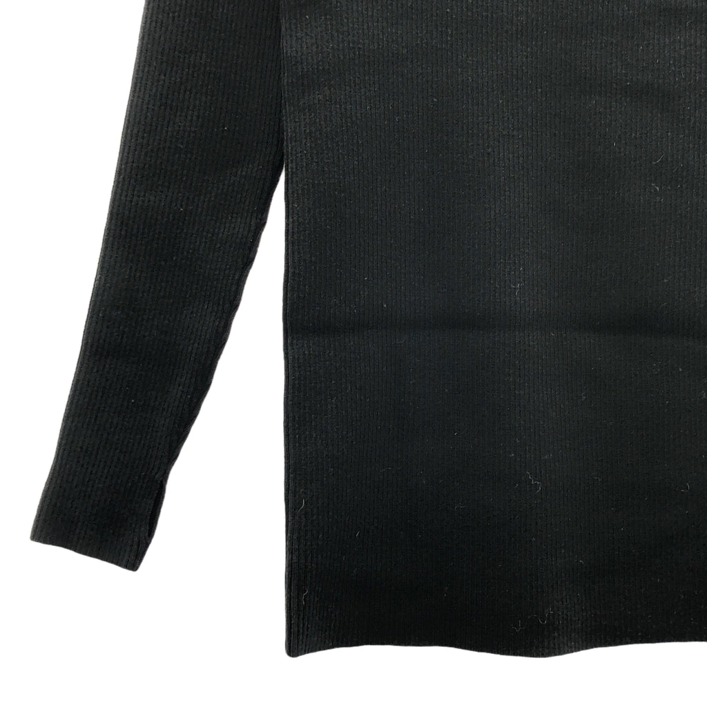【美品】  CLANE / クラネ | MELANGE TIGHT KNIT TOPS ニット | 1 | ブラック | レディース