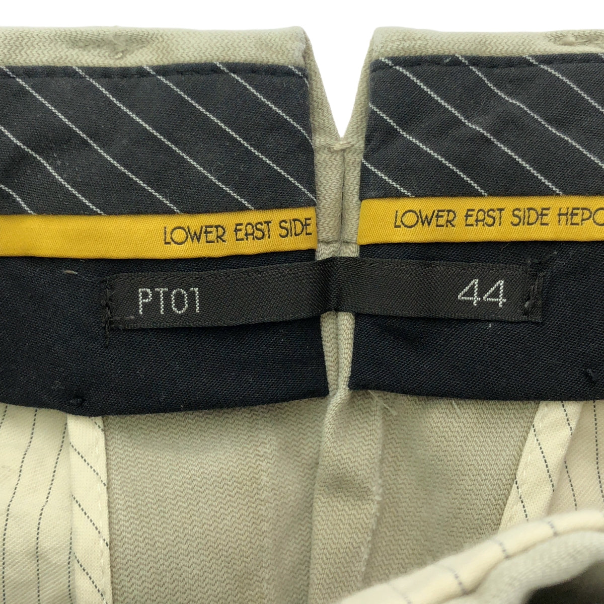 PT01 / ピーティーゼロウーノ | LOWER EAST SIDE HEPCAT コットン スラックスパンツ | 44 | ベージュ | メンズ