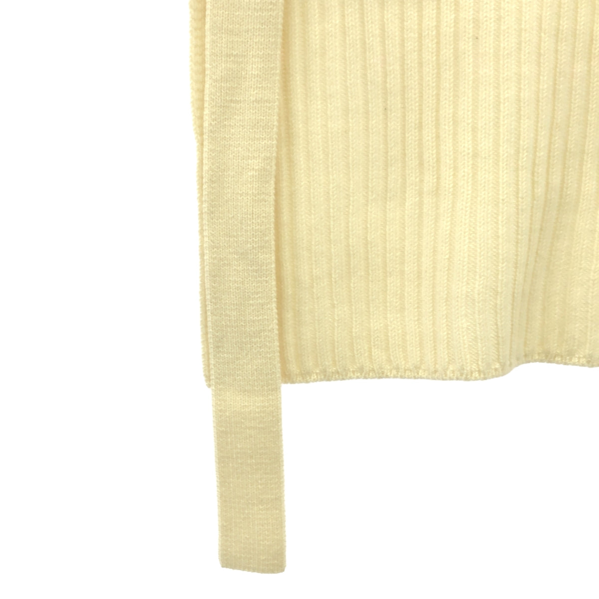 ETRO / 에트로 | 하프 Zip 니트 베스트 | F | 아이보리 | 여성