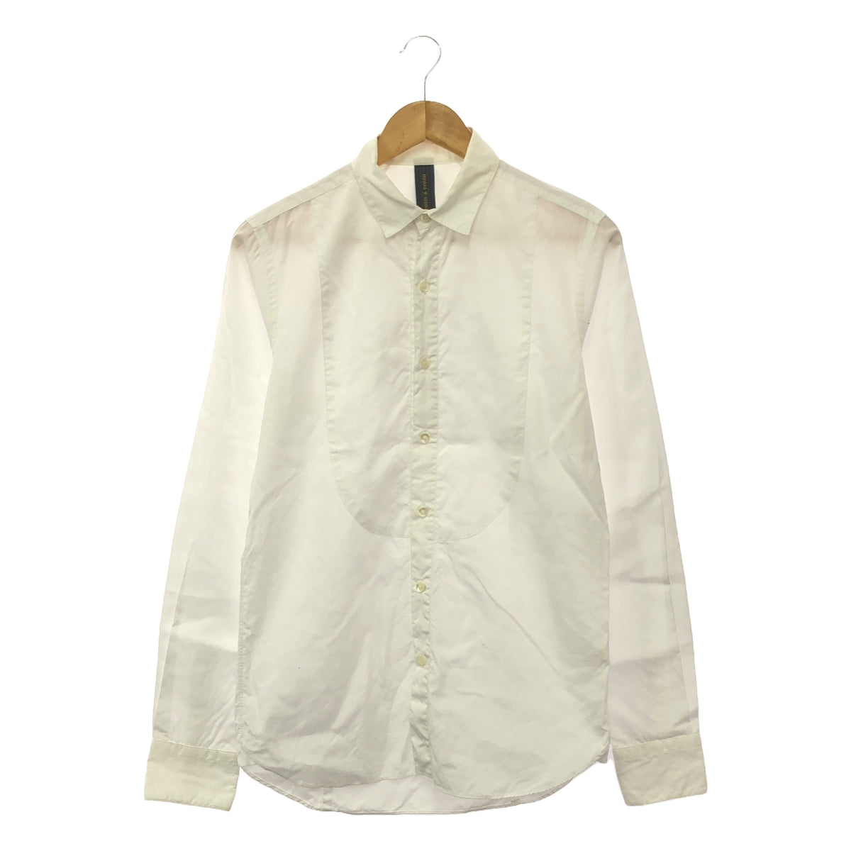 MIHARA YASUHIRO | Cotton front panel dress shirt | 46 | Men's