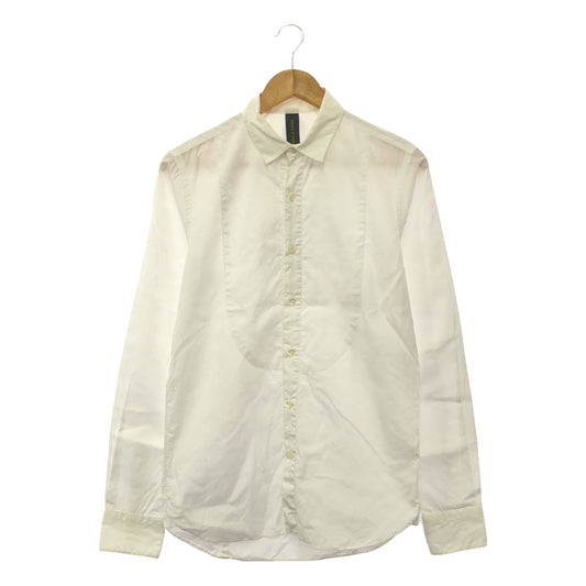 MIHARA YASUHIRO | Cotton front panel dress shirt | 46 | White | Men's