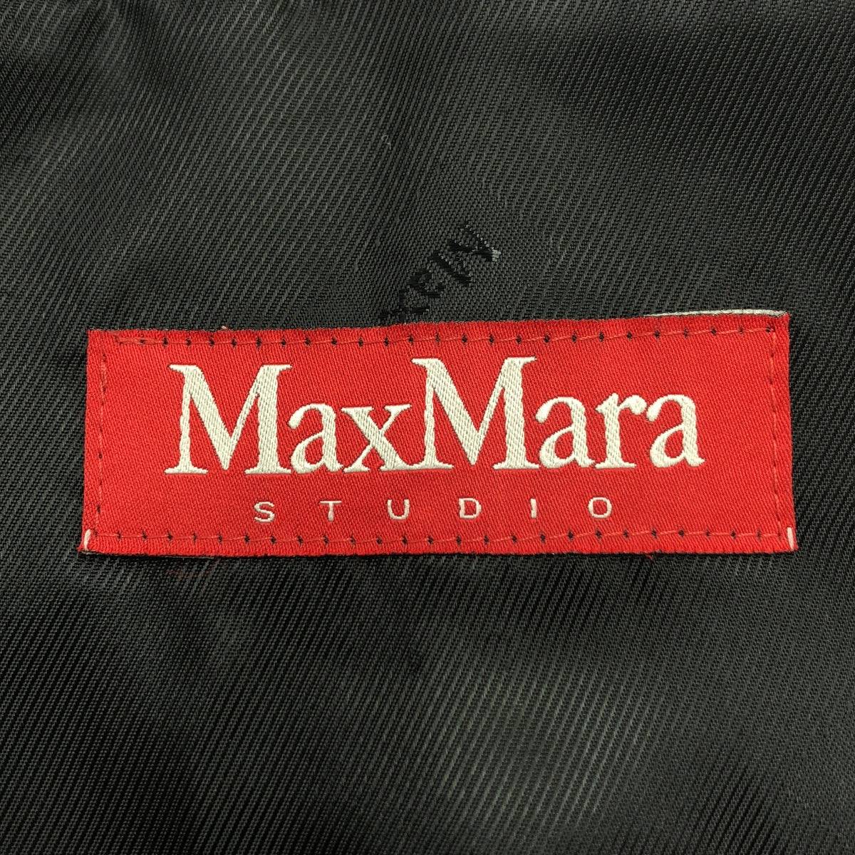 MAX MARA STUDIO / 맥스마라 스튜디오 | 울 플라이 프론트 코트 / 착탈 가능 퍼 / 로고 총 안감 | 42 | 여성