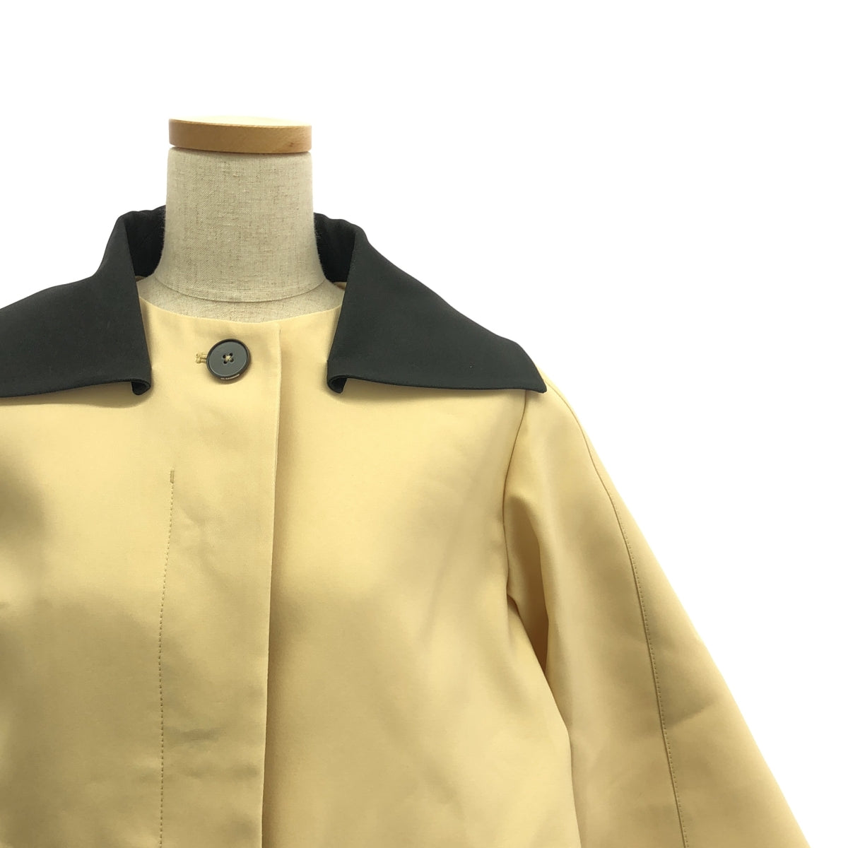 JIL SANDER / ジルサンダー | Wide Sleeve Jacket / バイカラー ワイドスリーブ ジャケット / 総裏地 | 32 | ベージュ | レディース