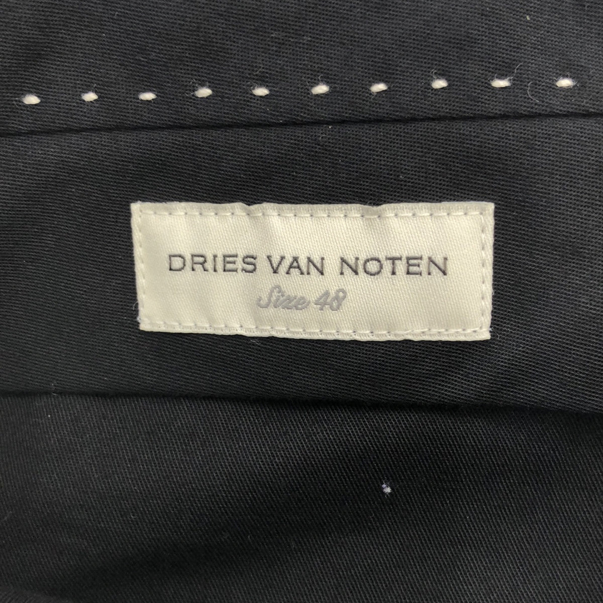 美品】 DRIES VAN NOTEN / ドリスヴァンノッテン | センタープレス スラックス パンツ | 48 | ブラウン | メン – KLD