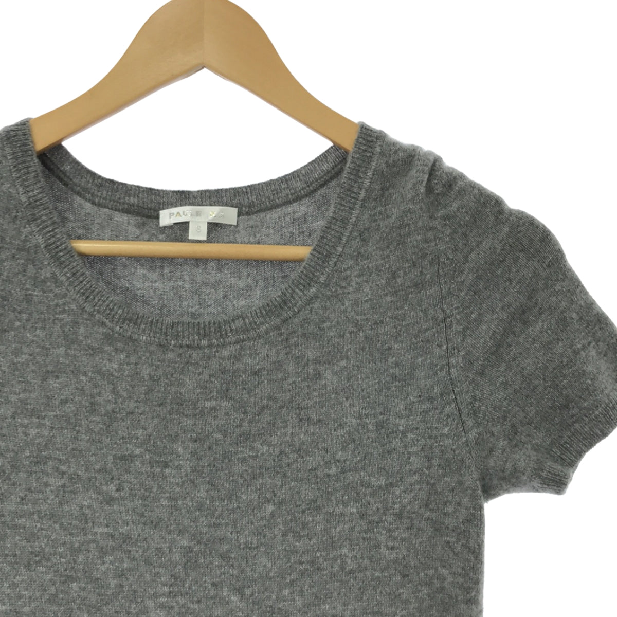 PAULE KA / 폴카 | 캐시미어 티어드 니트 원피스 | S | 그레이 / 블랙 | 여성