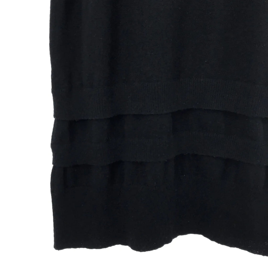 PAULE KA / 폴카 | 캐시미어 티어드 니트 원피스 | S | 그레이 / 블랙 | 여성