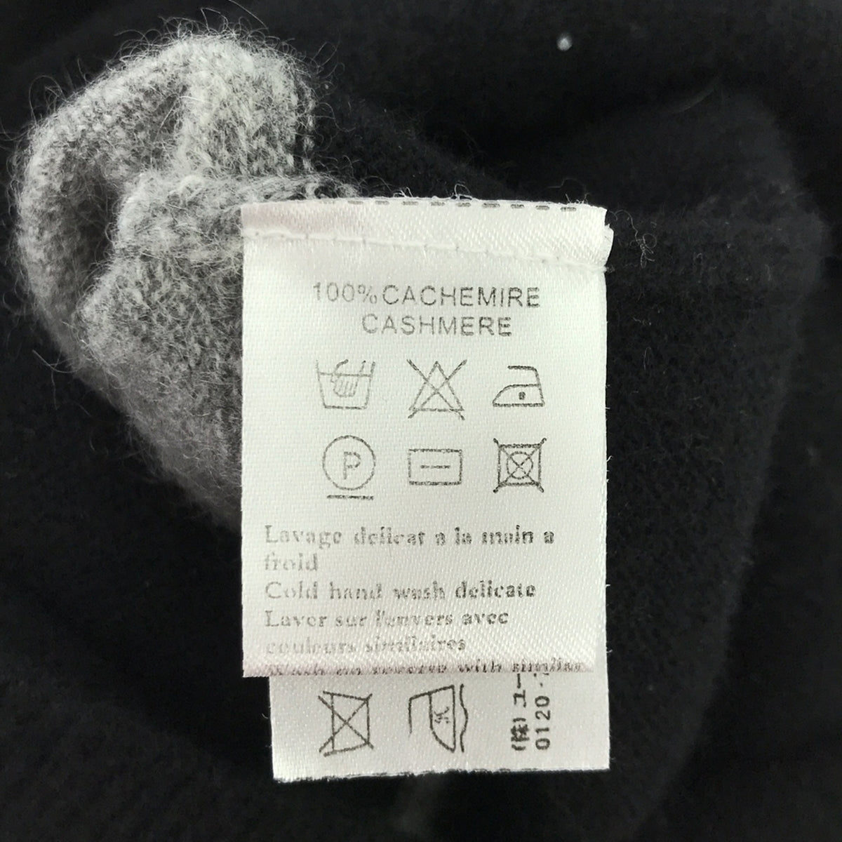 PAULE KA / ポールカ | カシミヤ ティアード ニットワンピース | S | グレー / ブラック | レディース