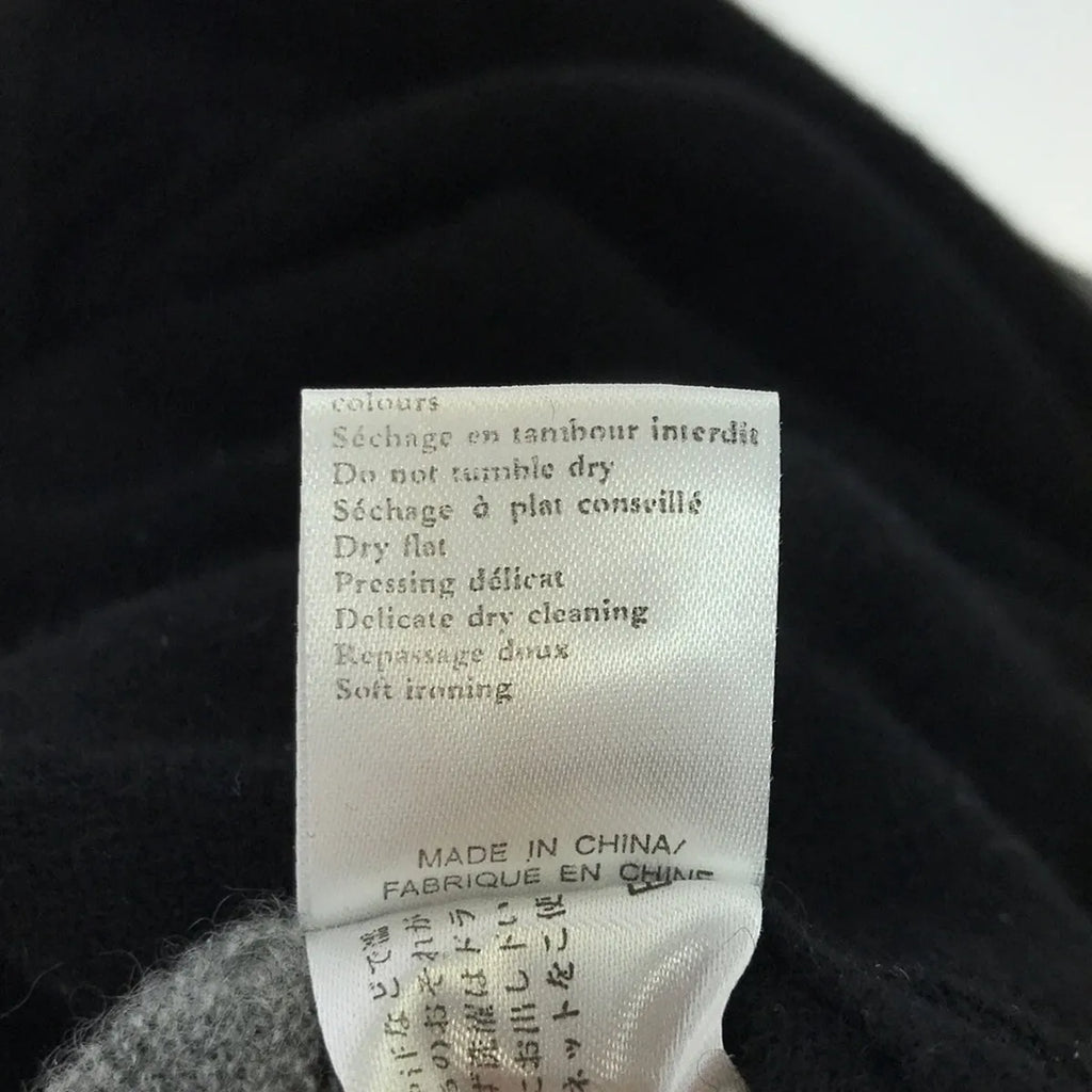 PAULE KA / 폴카 | 캐시미어 티어드 니트 원피스 | S | 그레이 / 블랙 | 여성