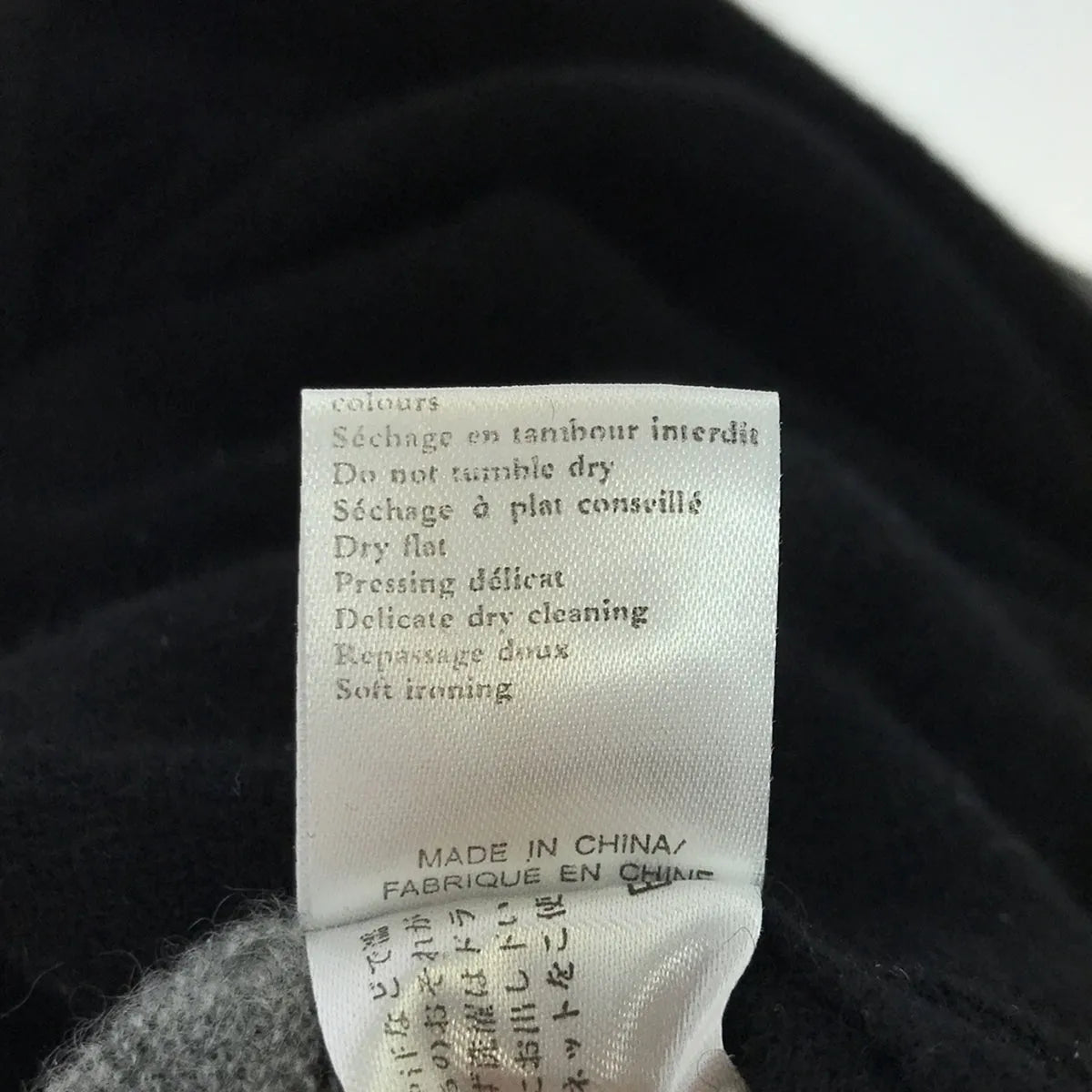 PAULE KA / 폴카 | 캐시미어 티어드 니트 원피스 | S | 그레이 / 블랙 | 여성