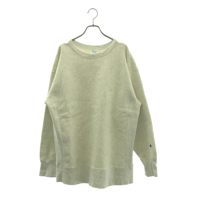 CHAMPION / チャンピオン | REVERSE WEAVE クルーネック パッチ トレーナー / 単色タグ | XL | グレー | メンズ