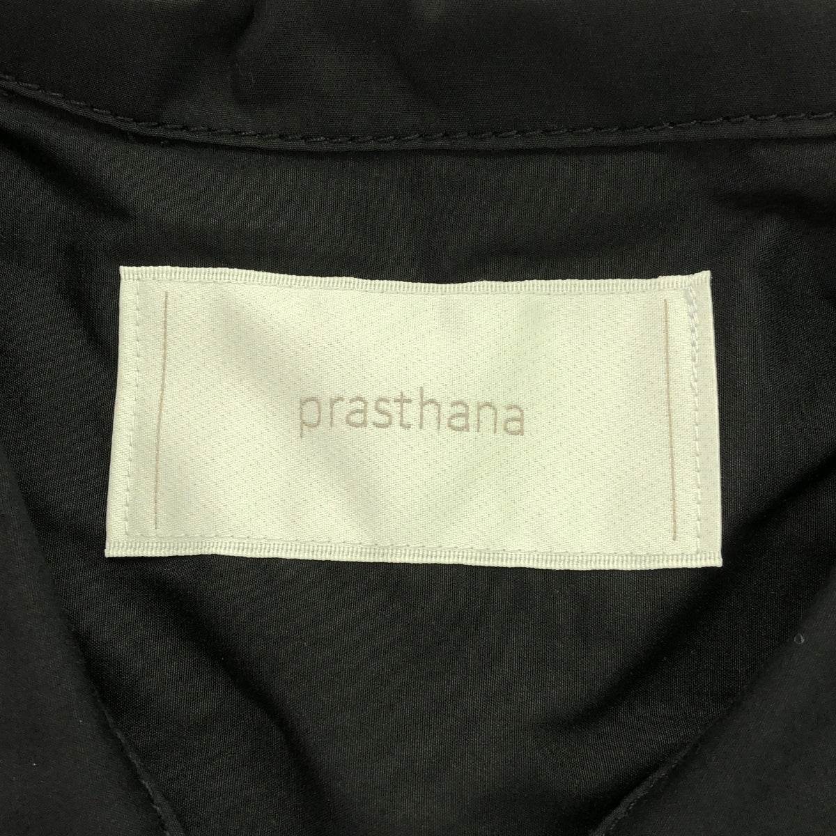 [新] prasthana / Prasthana |短袖工作制服 | M |黑色 |男士
