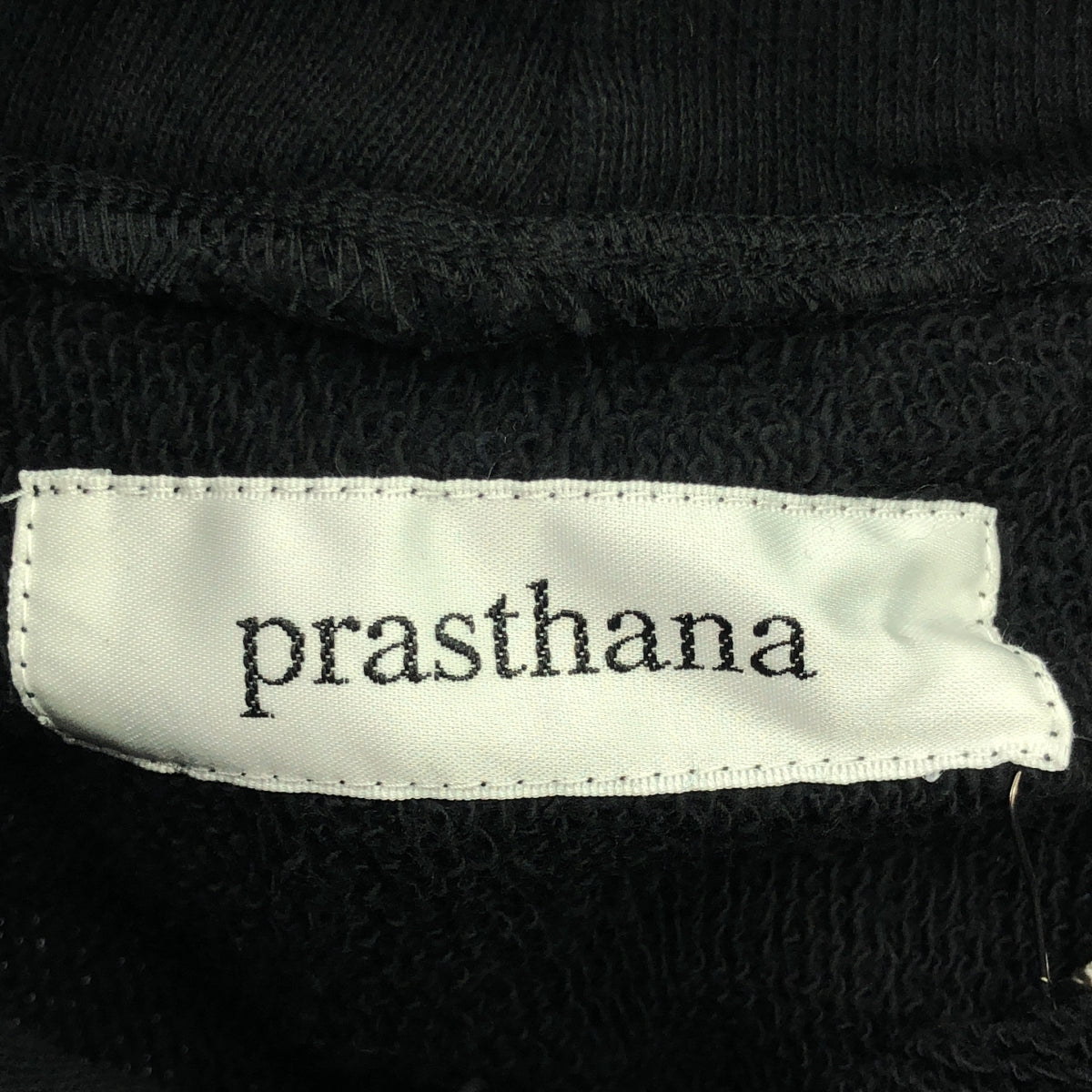 【신품】 prasthana / 프라스타나 | cross neck parka | M | 블랙 | 남성