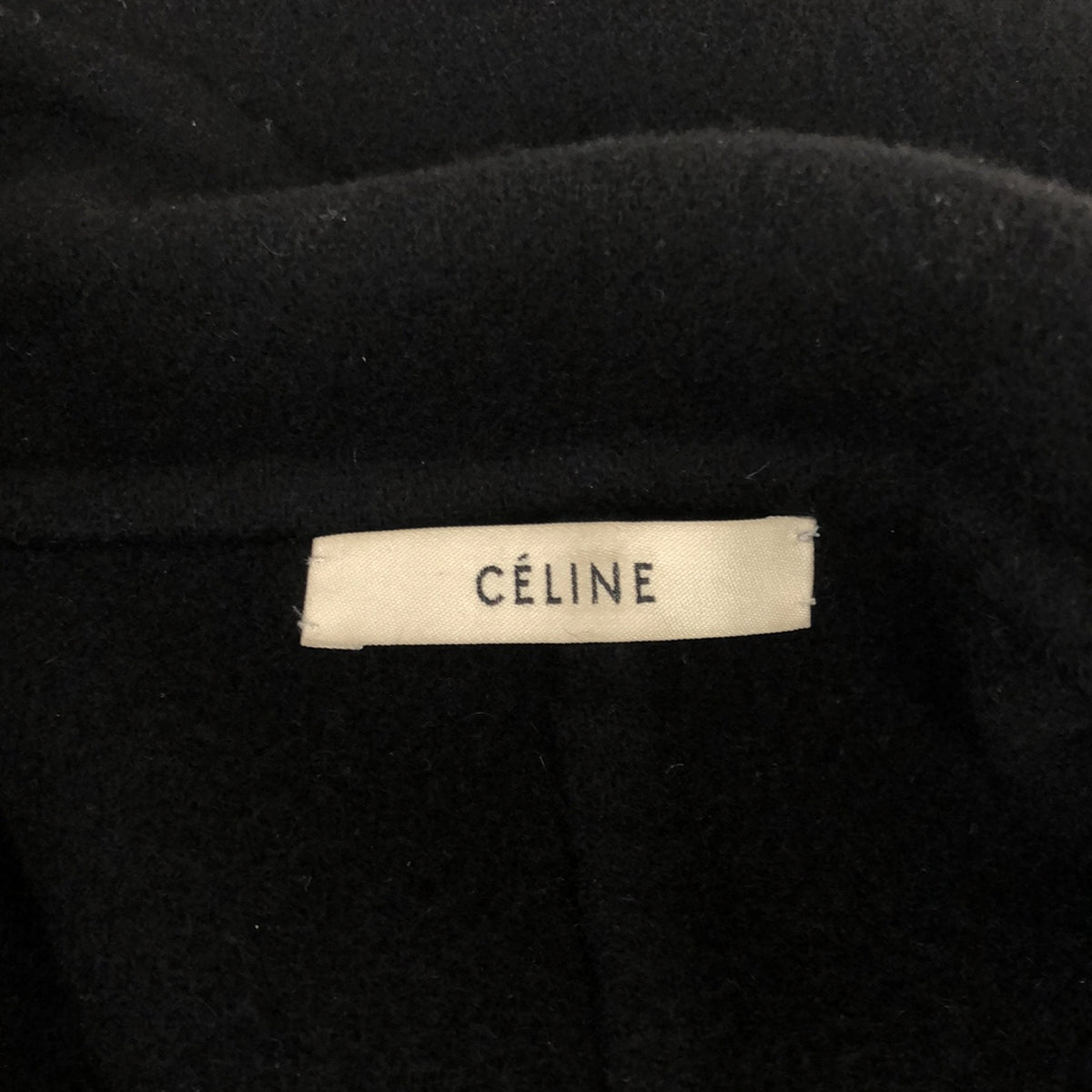 CELINE / セリーヌ | フィービー期 カシミヤ100% エッグ クロンビーコート | 34 | ブラック | レディース – KLD