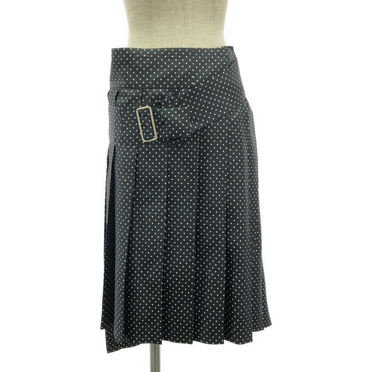 tricot COMME des GARCONS / トリココムデギャルソン | 2005SS | ドット ラップデザイン プリーツスカート | S | レディース