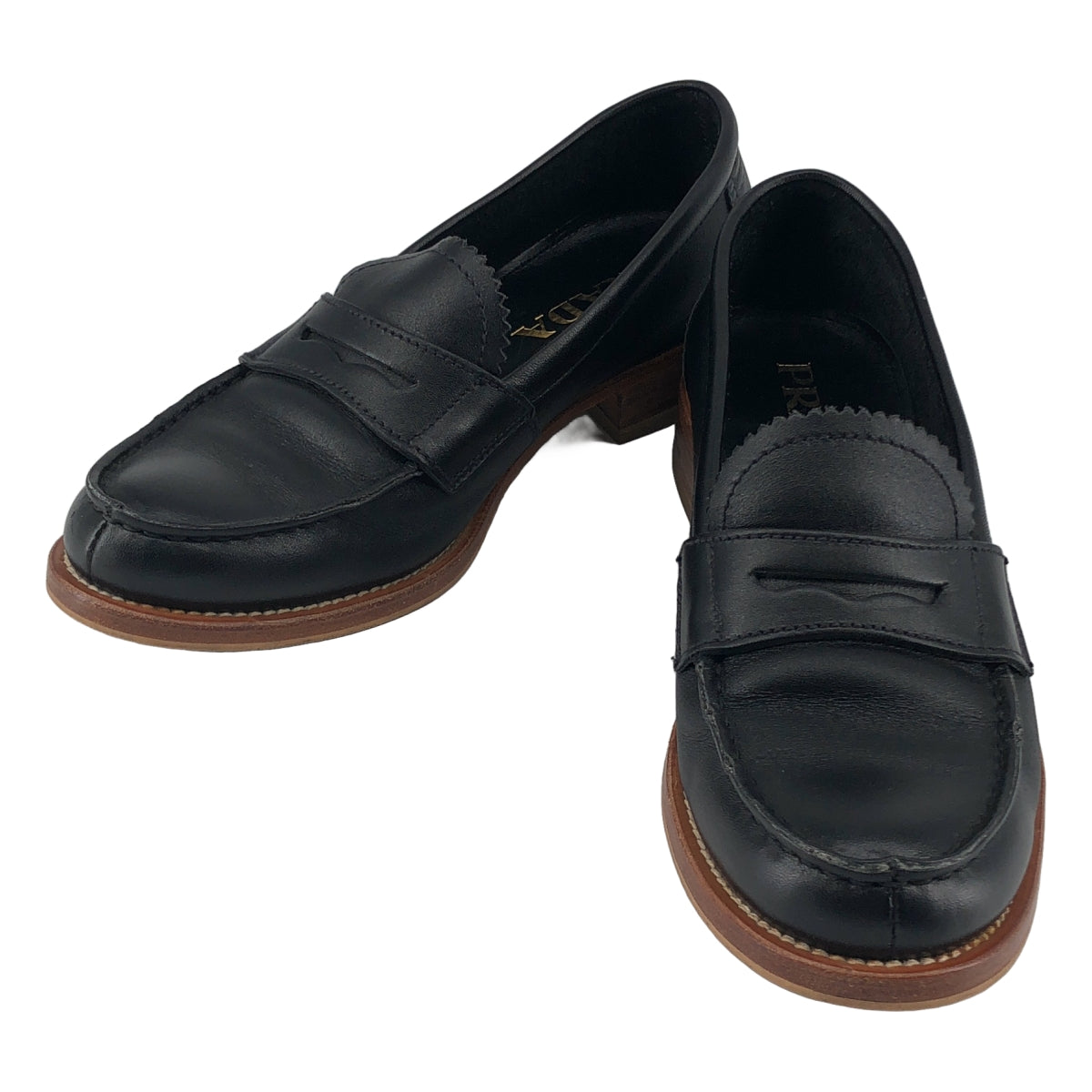 PRADA | 真皮便士樂福鞋 | 37碼 | 女士