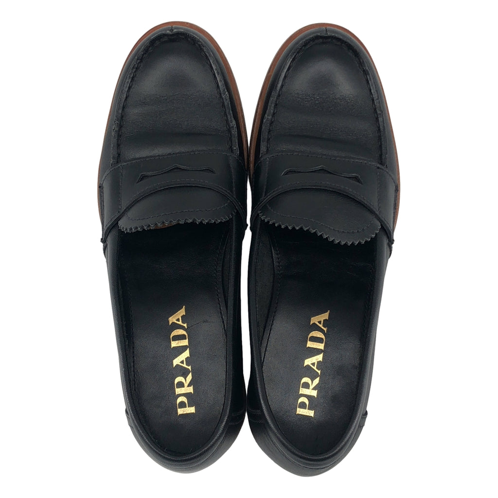 PRADA | 真皮便士樂福鞋 | 37碼 | 女士