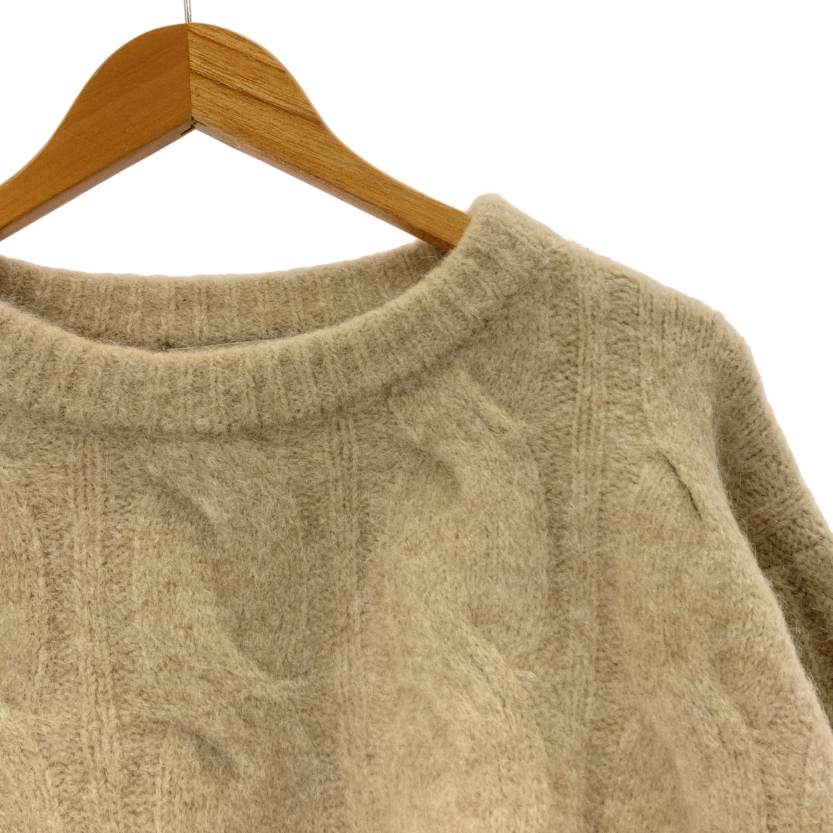 美品 Plage プラージュ 定価1.7万円 ニット アルパカ キャメル Plage【プラージュ】 Baby Alpaca ラグランプルオーバー 新品 キャメル