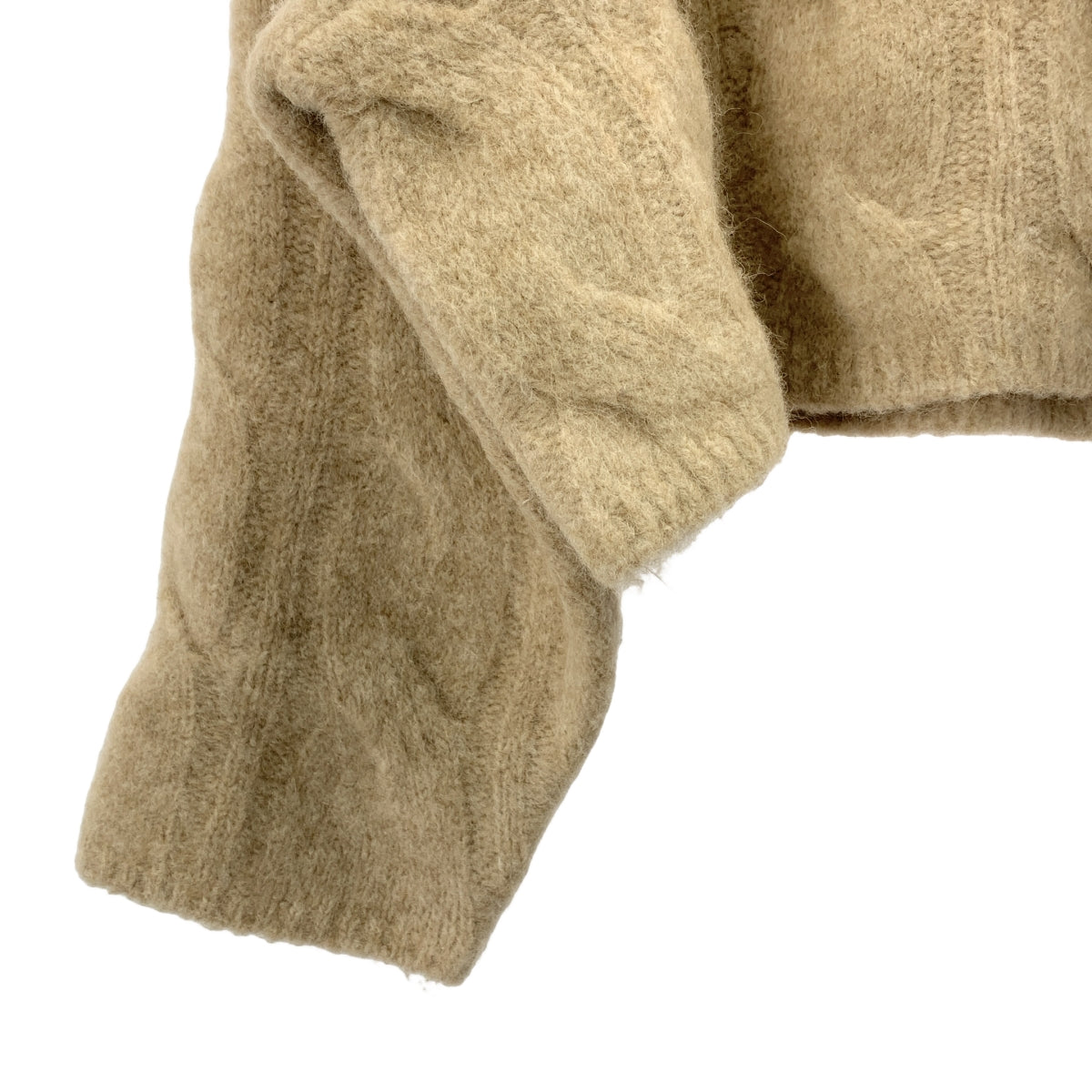 Plage / プラージュ | アルパカ コン ケーブル ショートプルオーバー |