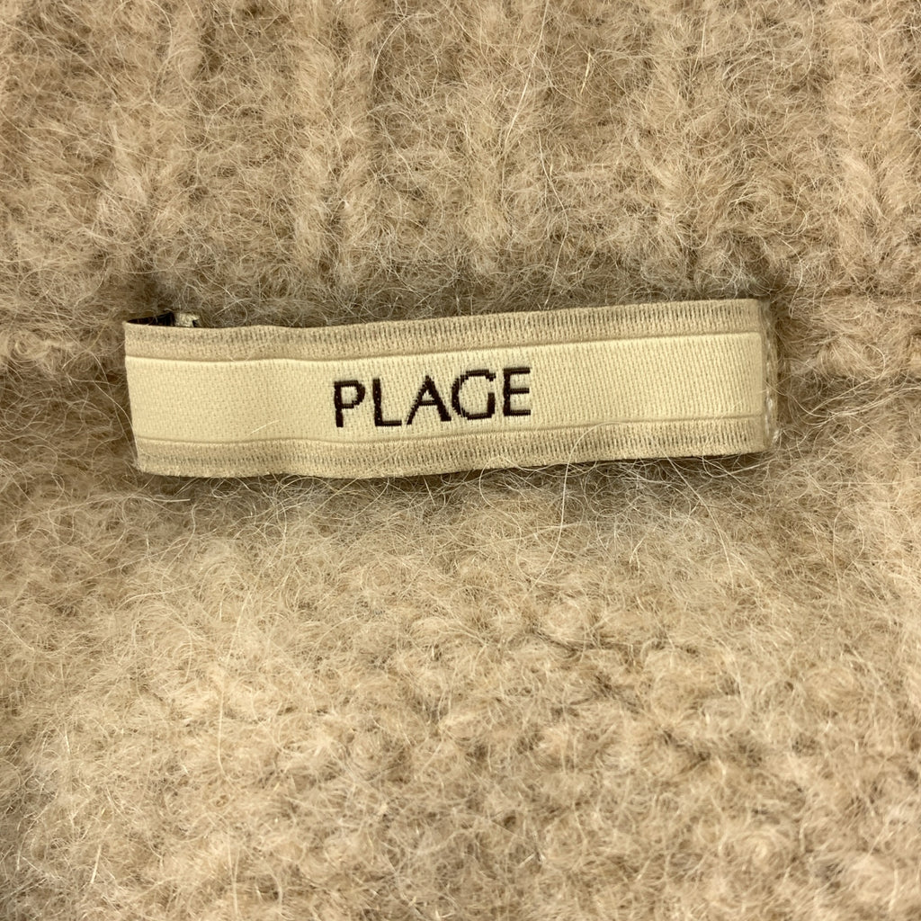 Plage / プラージュ | アルパカ コン ケーブル ショートプルオーバー |