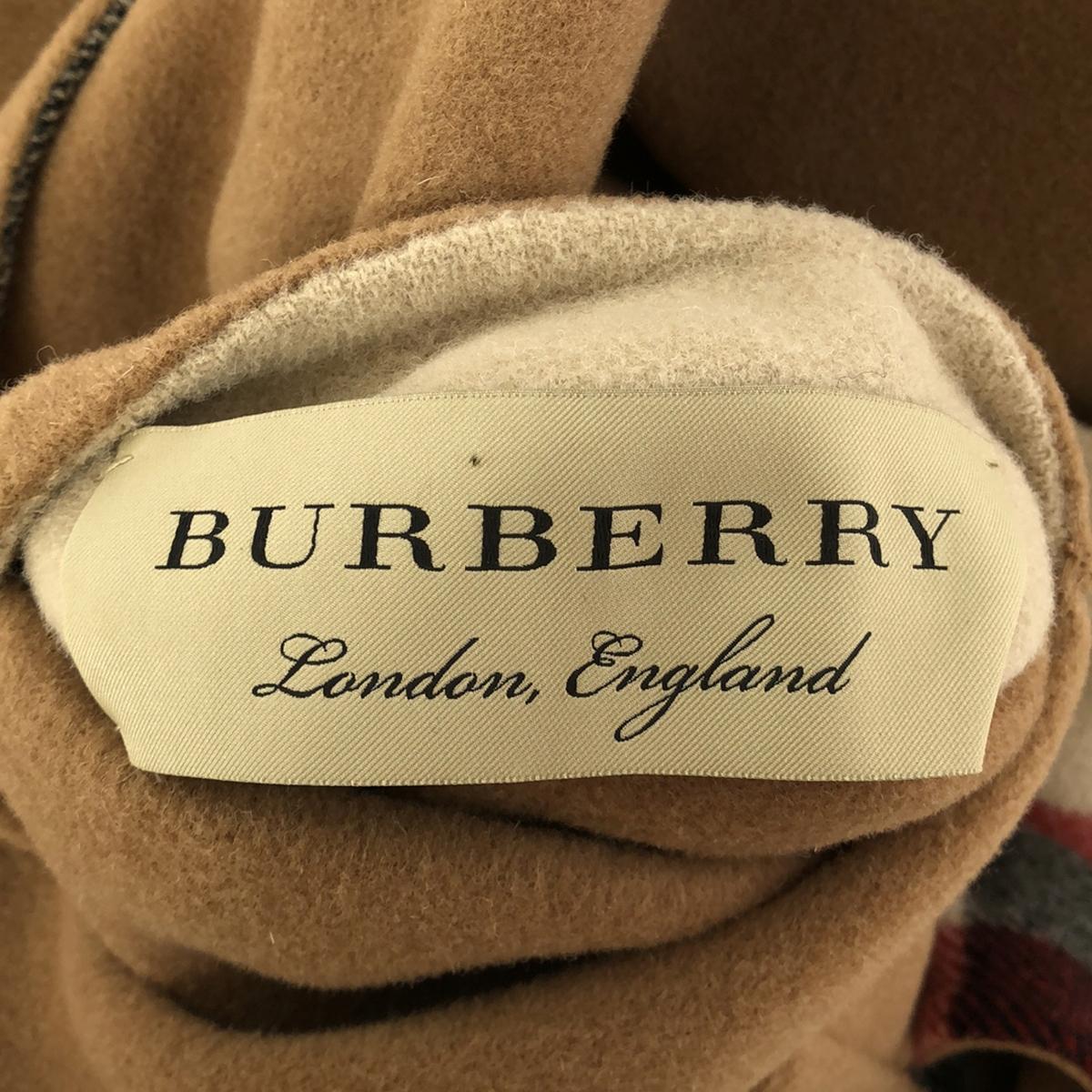 【미품】 Burberry / 버버리 | 2019AW | 노바 체크 리버시블 판초 코트 | XS | 베이지 | 여성