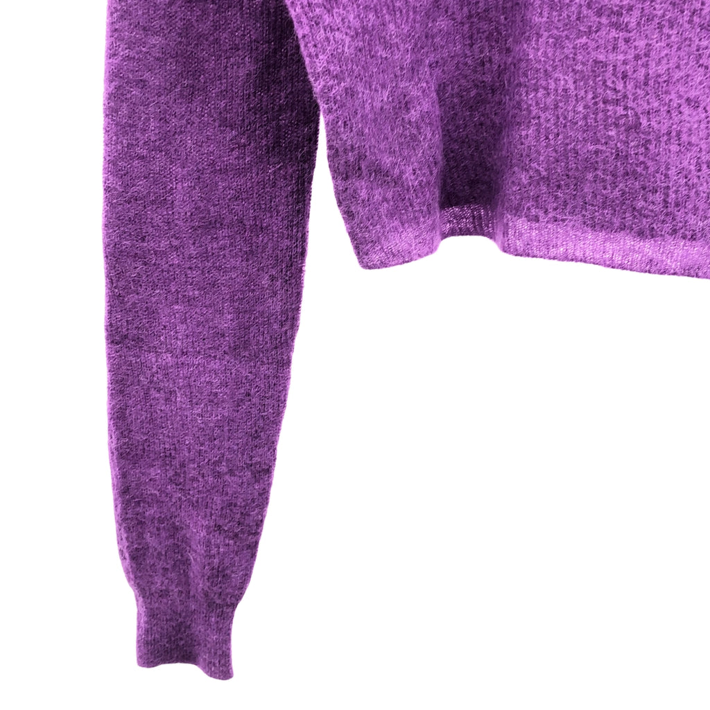 AURALEE / 오라리 | 2024AW | BABY SURI ALPACA SHEER KNIT P/O / 베이비 알파카 니트 | 0 | 보라색 | 여성