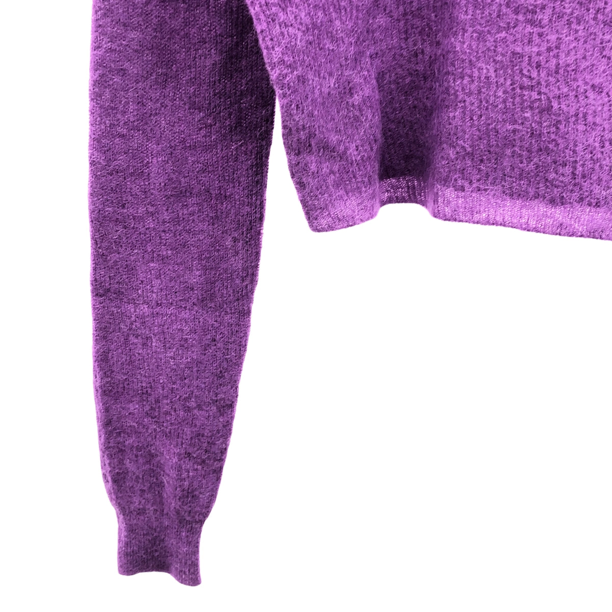 AURALEE / オーラリー | 2024AW | BABY SURI ALPACA SHEER KNIT P/O / ベビー アルパカ ニット | 0 | パープル | レディース
