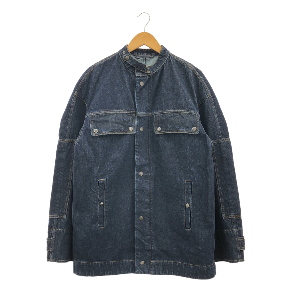 DRIES VAN NOTEN | 2024 秋冬 | VISKIN INDIGO 牛仔外套 Dispatch 立領牛仔外套 | S 碼 | 男款