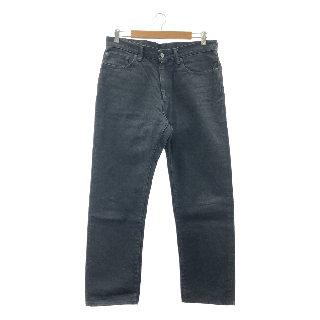 AUBERGE / オーベルジュ | PHIL MENPU 5ポケット セルビッチ デニムパンツ | 42 | ブラック | メンズ