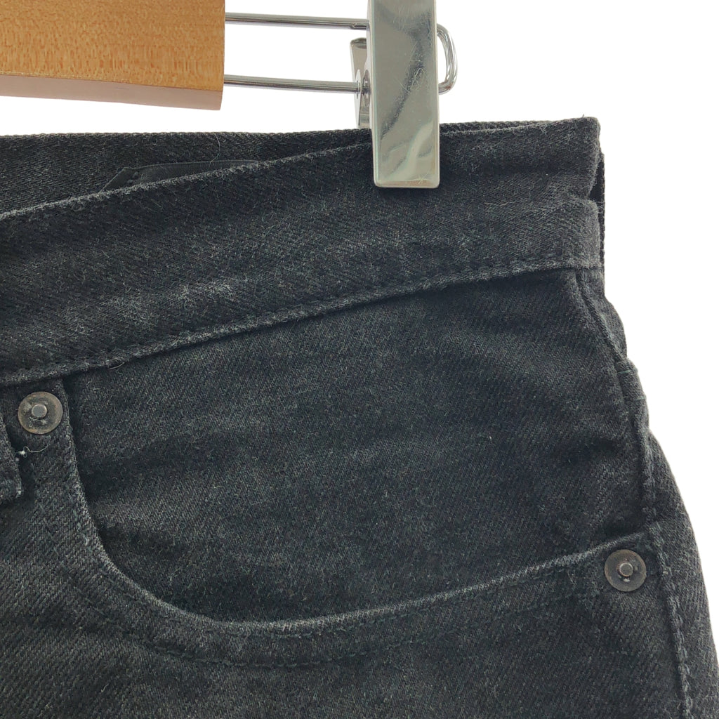 AUBERGE / オーベルジュ | PHIL MENPU 5ポケット セルビッチ デニムパンツ | 42 | ブラック | メンズ