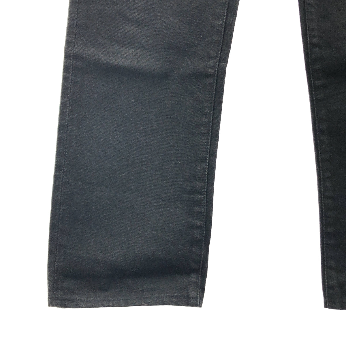 AUBERGE / オーベルジュ | PHIL MENPU 5ポケット セルビッチ デニムパンツ | 42 | ブラック | メンズ