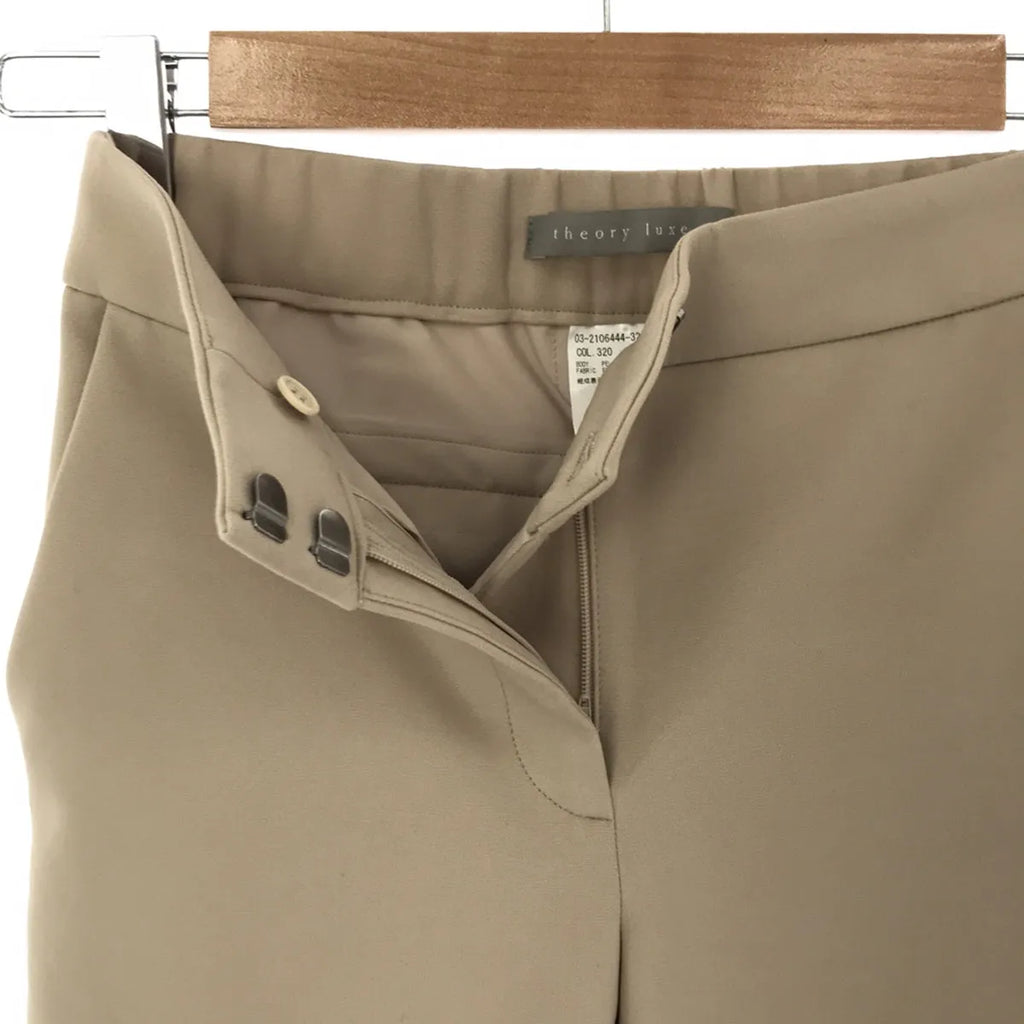 【美品】  theory luxe / セオリーリュクス | Frost Stretch Pelin パンツ | 32 | ベージュ | レディース