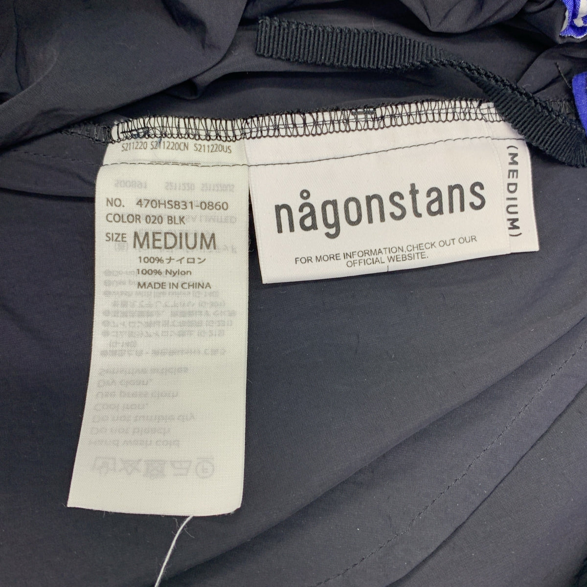 【成色極佳】nagonstans | 高支數紐約塔夫綢褶皺半身裙 | M碼 | 黑色 | 女款