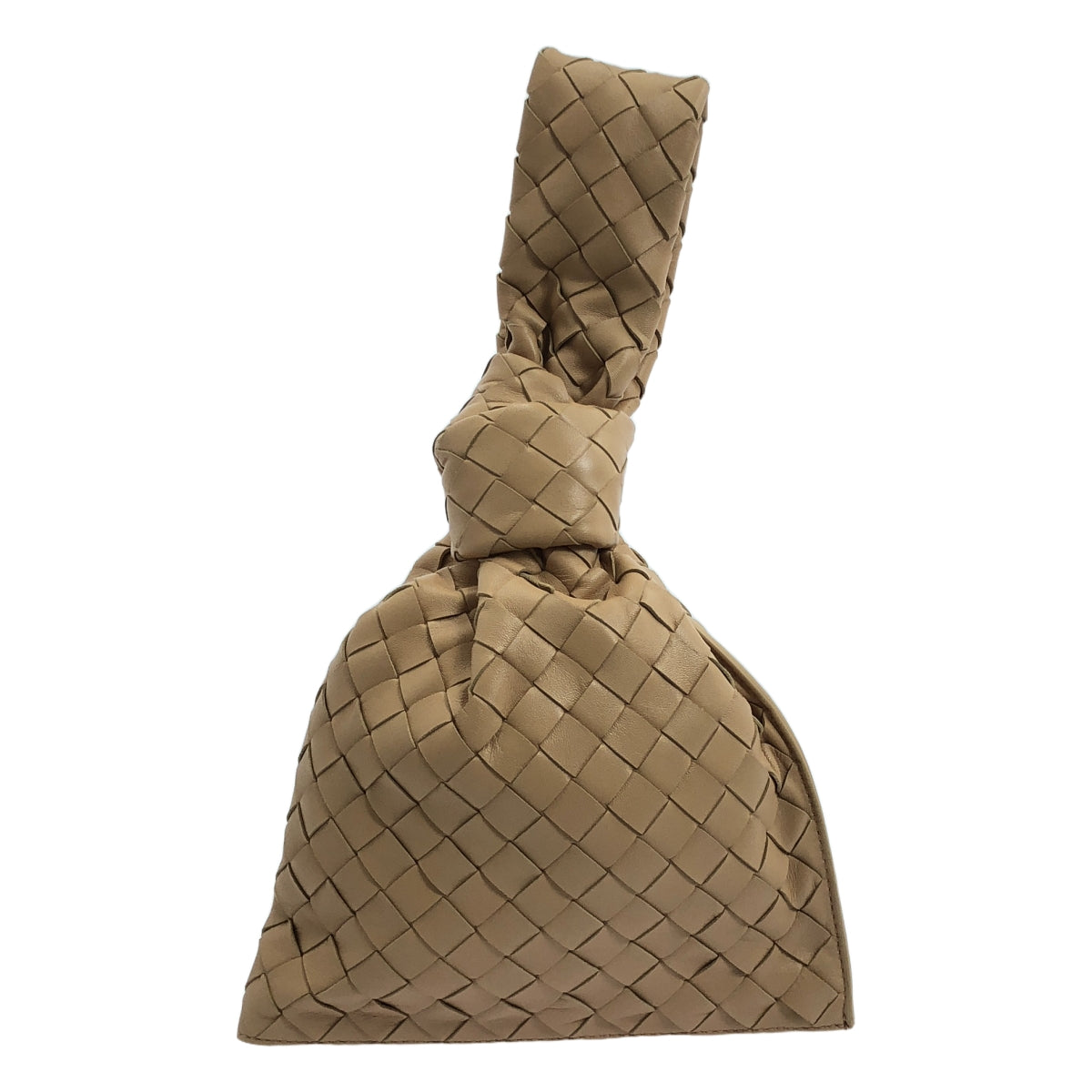 BOTTEGA VENETA / 보테가베네타 | 인트레 차트 미니 더 트위스트 가죽 핸드백 | 베이지 | 여성