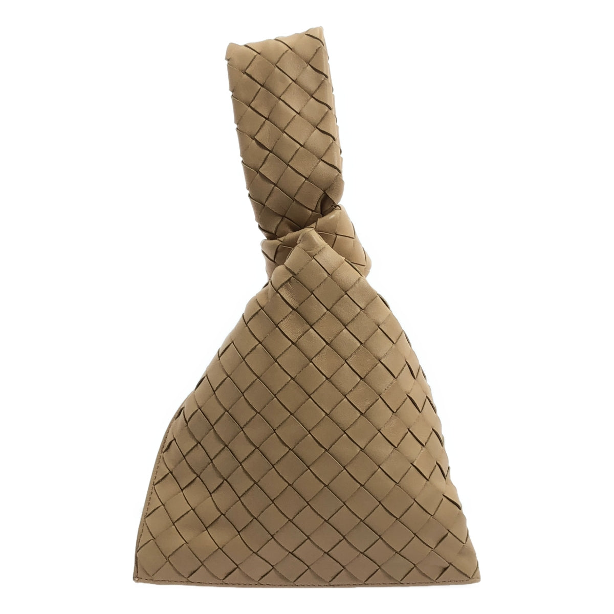 BOTTEGA VENETA / 보테가베네타 | 인트레 차트 미니 더 트위스트 가죽 핸드백 | 베이지 | 여성