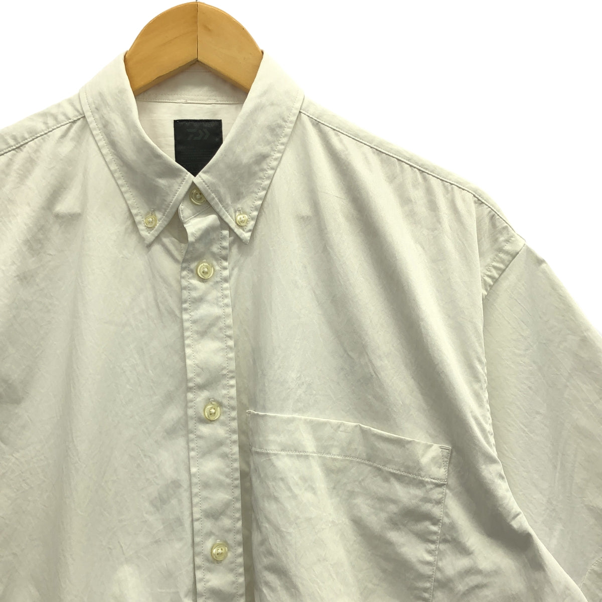 DAIWA PIER39 | Tech BD S/S Oversized Short Sleeve Shirt | M | White | Men's