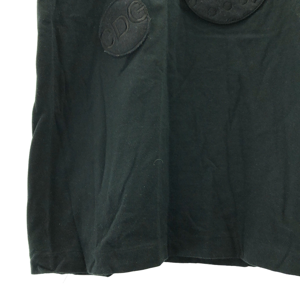 COMME des GARCONS / コムデギャルソン | 2017SS | BLACK MARKET / ブラック マーケット 染め加工 ロゴワッペン Tシャツ カットソー | XL | メンズ