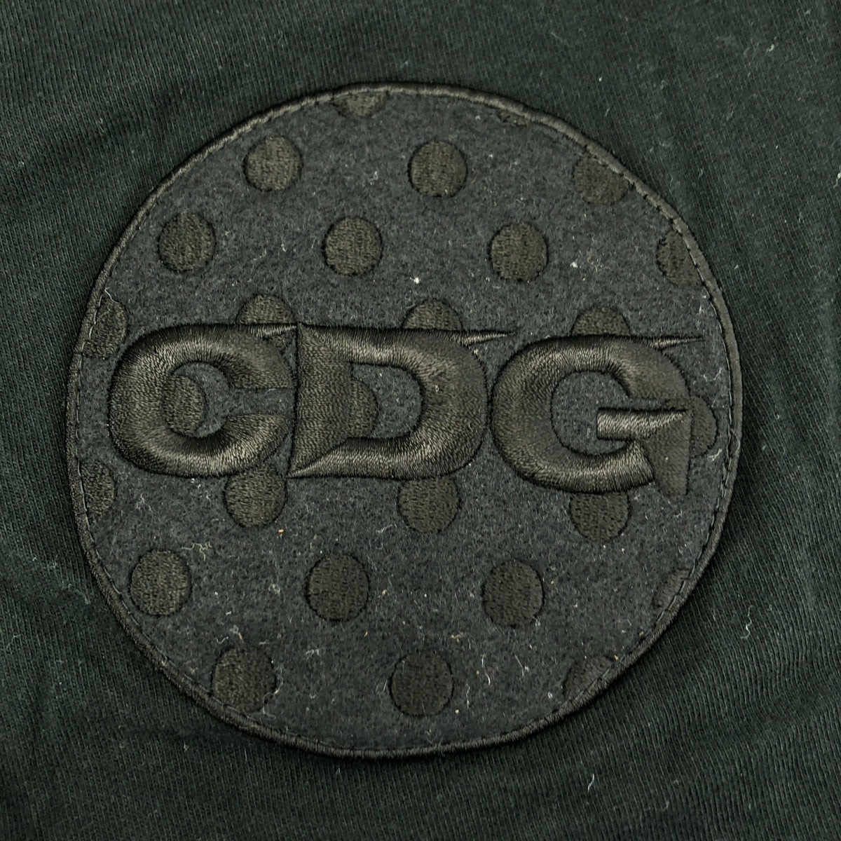 COMME des GARCONS / コムデギャルソン | 2017SS | BLACK MARKET / ブラック マーケット 染め加工 ロゴワッペン Tシャツ カットソー | XL | メンズ