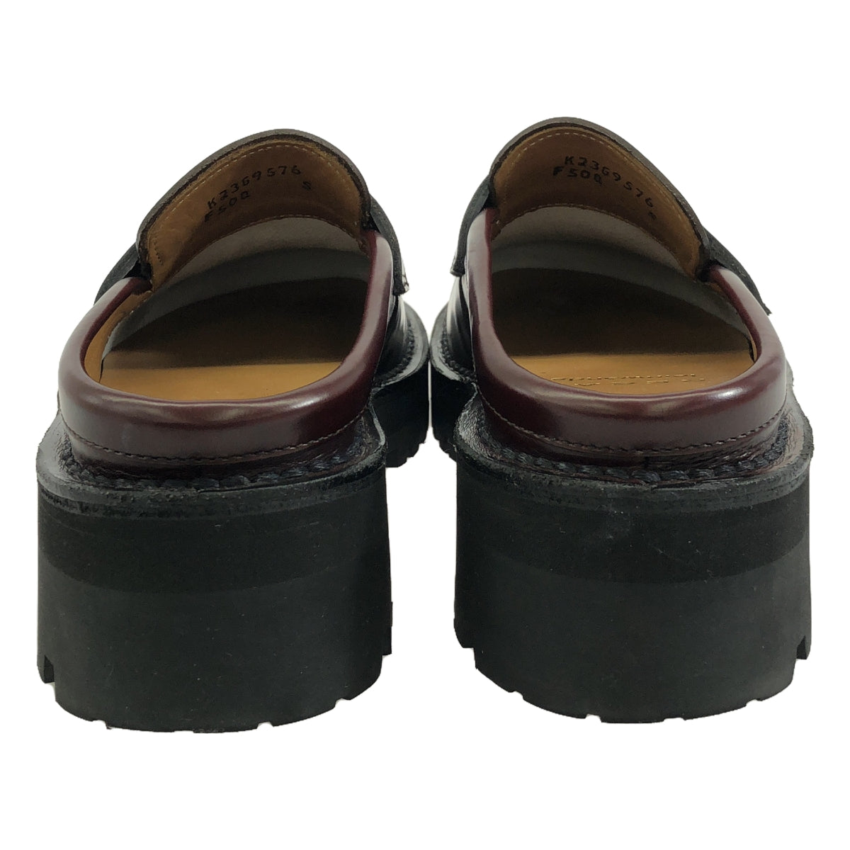 LEINWANDE / ラインヴァンド | Regal Leather Slip On Loafers スリッポン ローファー | S | Brown | レディース