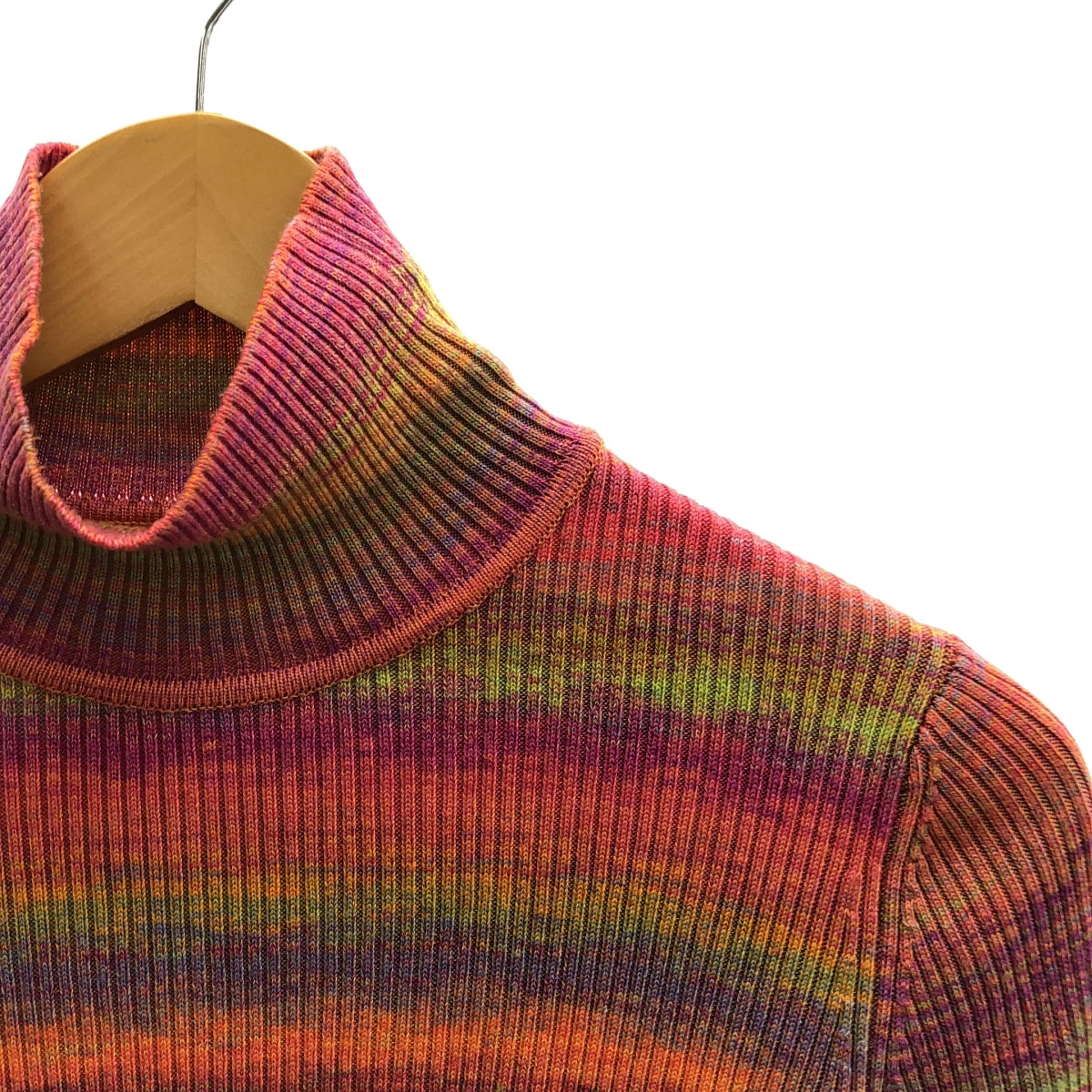【미품】 Mame Kurogouchi / 마메쿠로고우치 | Ombre Stripe Knitted Top 니트 | 2 | 멀티 컬러 | 여성