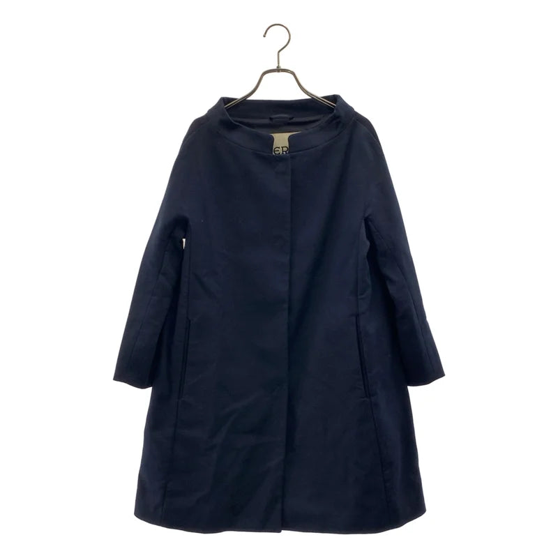 HERNO / ヘルノ | オフィサーカラー ロングコート | 42 | レディース