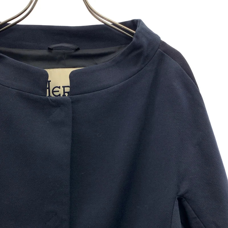 HERNO / ヘルノ | オフィサーカラー ロングコート | 42 | レディース