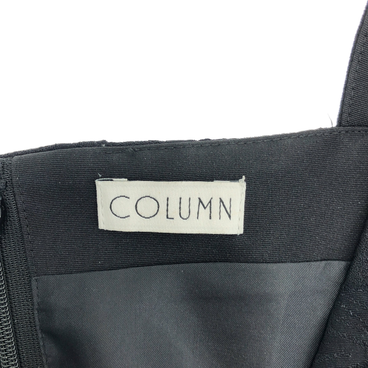 【美品】  COLUMN / コラム | ジャカードオールインワン パンツ | 36 | ブラック | レディース