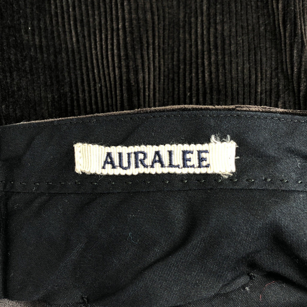 AURALEE / オーラリー | WASHED CORDUROY TAPERED SLACKS / コーデュロイ ダブルアジャスター パンツ | 5 | メンズ