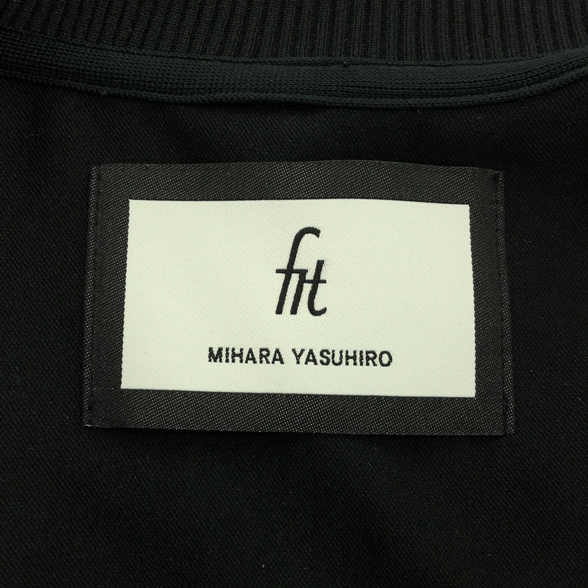 FIT MIHARAYASUHIRO / フィットミハラヤスヒロ | 薔薇 刺しゅう トラックジャケット | 46 | ブラック/ピンクベージュ | メンズ